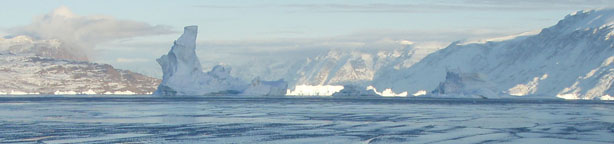 Isbjerge i nordøstgrønland